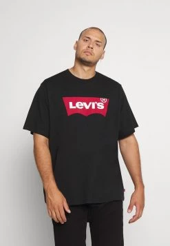 Levi's® Plus BIG GRAPHIC TEE T Shirt Print Black Herren