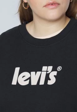 Levi's® Plus GRAPHIC STANDARD CREW Sweatshirt Caviar Damen -Günstiges L'Oréal Paris Geschäft d5300bb228424b8eafffca836a2caf44