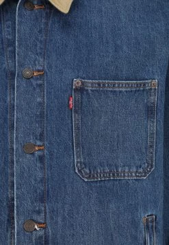 Levi's® Plus Herren BIG STOCK TRUCKER Jeansjacke Blue 7 Levi's® Plus Herren BIG STOCK TRUCKER Jeansjacke Blue -Günstiges L'Oréal Paris Geschäft d5d2e4367b33495dab65655268d1e855