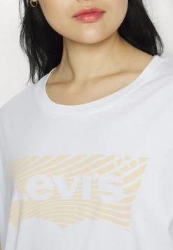 Levi's® Plus Damen PERFECT TEE T Shirt Print White -Günstiges L'Oréal Paris Geschäft d7c3d247e4df4b6ca6f1fd344e188808