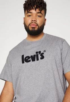Levi's® Plus Herren BIG GRAPHIC TEE T Shirt Print Grey -Günstiges L'Oréal Paris Geschäft d8f2f0e8125e4853807b572eff83a7e8
