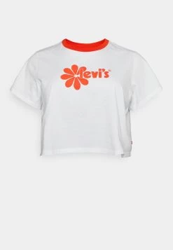Levi's® Plus CROPPED JORDIE TEE T Shirt Print White/orange Damen -Günstiges L'Oréal Paris Geschäft d981ea2116c74ba7a66533338c92fe5c