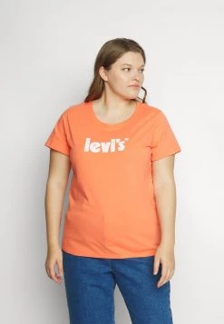 Levi's® Plus PERFECT TEE T Shirt Print Seasonal Poster Logo Persimmon Damen -Günstiges L'Oréal Paris Geschäft e2b28e738e6a4a53aa851c014ac60cc0