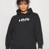 Levi's® Plus GRAPHIC HOODIE Sweatshirt Black Damen