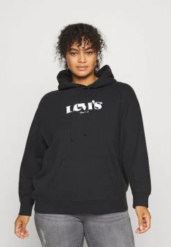 Levi's® Plus GRAPHIC HOODIE Sweatshirt Black Damen