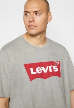 Levi's® Plus BIG GRAPHIC TEE T Shirt Print Graphic Midtone Grey Herren -Günstiges L'Oréal Paris Geschäft e736d8eb4af94b62a07ed498850b55a0