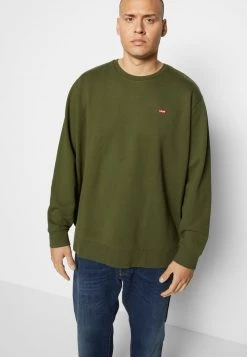 Levi's® Plus Herren BIG ORIGINAL CREW Sweatshirt Mossy Green -Günstiges L'Oréal Paris Geschäft e784093d33b04e2e80c73aac7966de1a