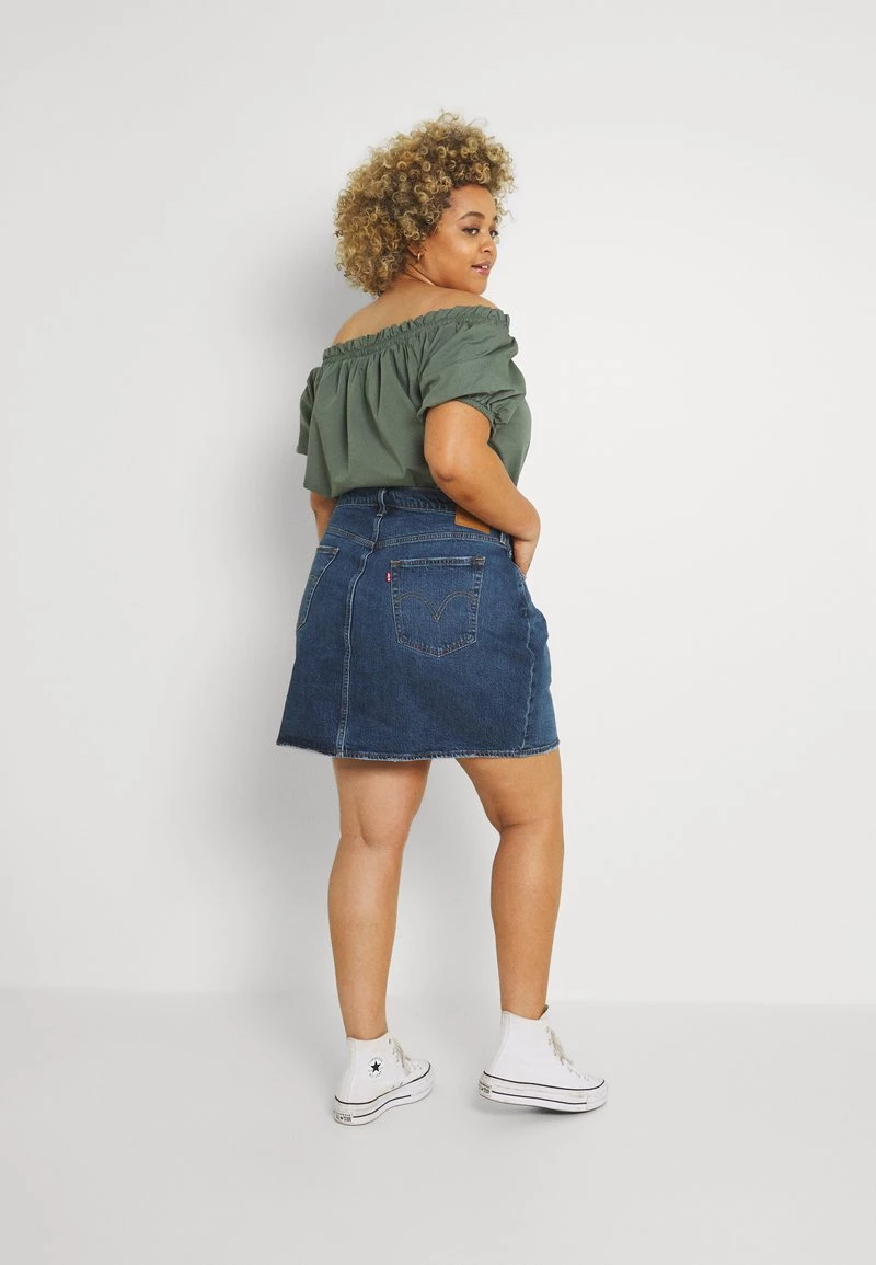 Levi's® Plus Damen DECONSTRUCTED SKIRT Minirock Troy Tricks Salsa 5 Levi's® Plus Damen DECONSTRUCTED SKIRT Minirock Troy Tricks Salsa – Bild 3