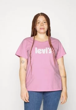Levi's® Plus PERFECT TEE T Shirt Print Prism Pink Damen
