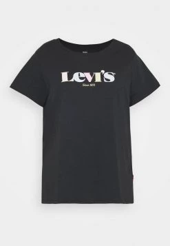 Levi's® Plus Damen PERFECT TEE T Shirt Print Black -Günstiges L'Oréal Paris Geschäft f4123068050a4f5e99e5c87b9d72d904