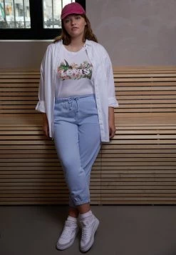 Levi's® Plus Damen GARMENT DYE Jogginghose Kentucky Blue