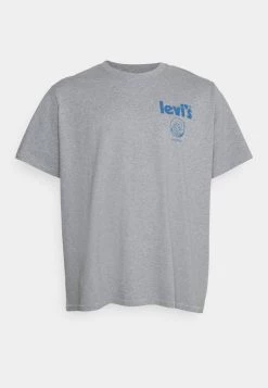 Levi's® Plus Herren BIG GRAPHIC TEE T Shirt Print Mottled Grey