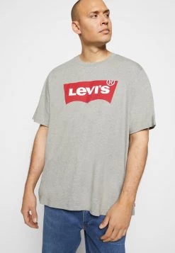 Levi's® Plus BIG GRAPHIC TEE T Shirt Print Graphic Midtone Grey Herren -Günstiges L'Oréal Paris Geschäft ff4f01ae44ab44a1b863f2b03dbb1ad4