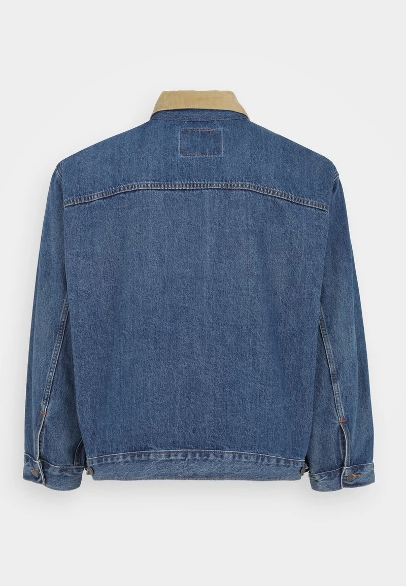 Levi's® Plus Herren BIG STOCK TRUCKER Jeansjacke Blue 4 Levi's® Plus Herren BIG STOCK TRUCKER Jeansjacke Blue - Image 2